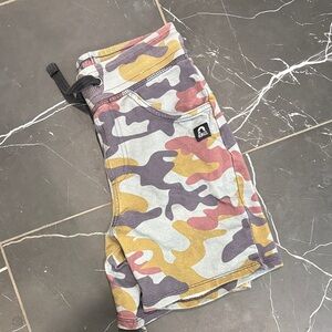 Rags to Raches Camo Kids Shorts